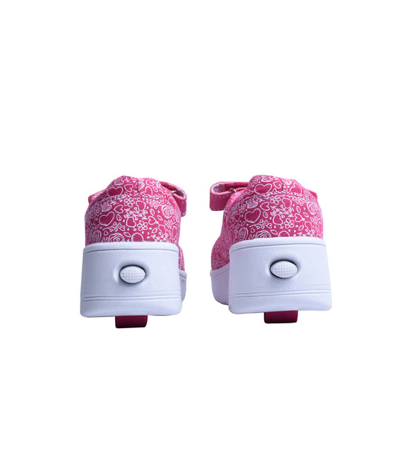 Tenis Patín Para Niña Speed Rollers Corazones Rosa